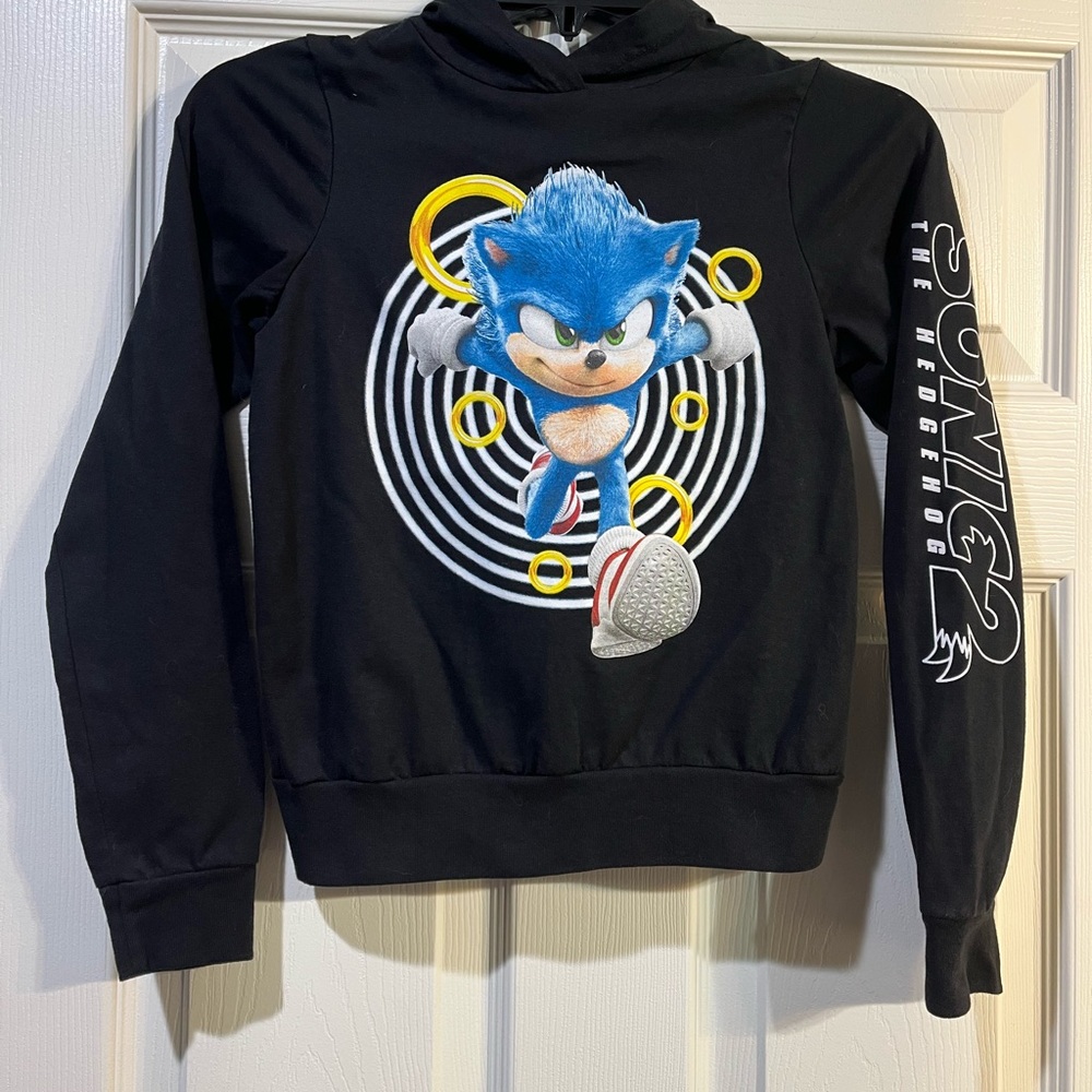 Black Sonic the Hedgehog Hoodie
